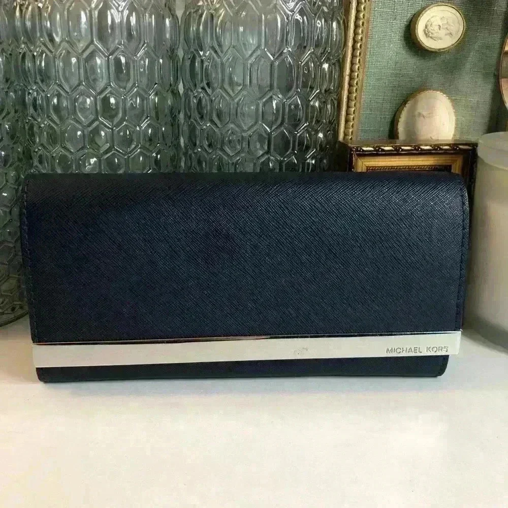 Michael Kors navy wallet